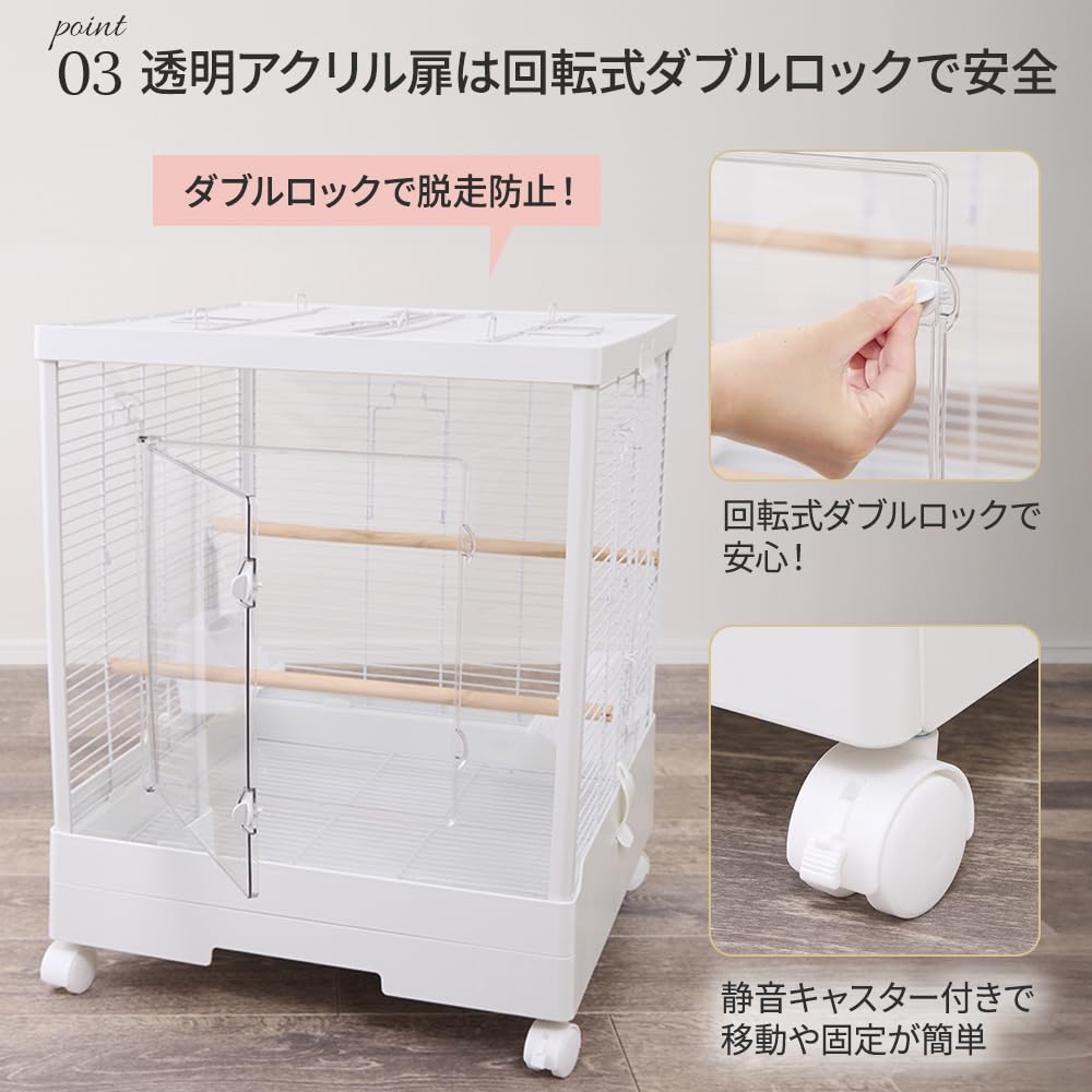 フクロモモンガ アクリルケージ クリアフロント 590high モモンガ