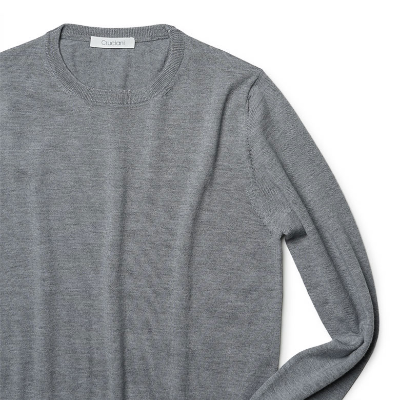CRUCIANI（クルチアーニ） ニット クルーネック ハイゲージ 14ゲージ