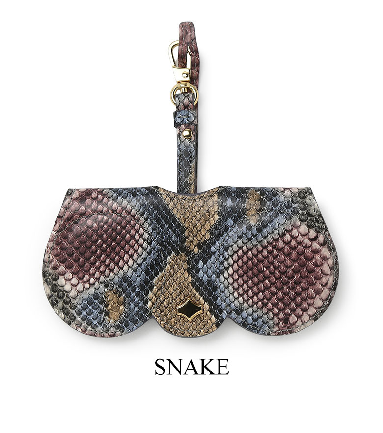 アニーディー メガネケース サングラスカバー ストラップ レザー ANY