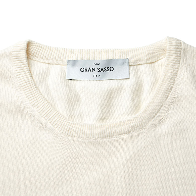 Gran Sasso（グランサッソ） サマーニット クルーネック コットン 12