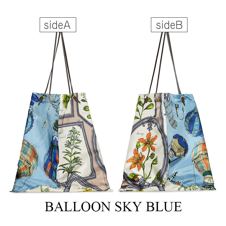 manipuri（マニプリ） トートバッグ Lサイズ スカーフプリント 肩掛け