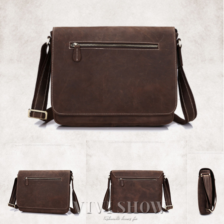 本革 メンズ ショルダーバッグ A4 斜めがけ メッセンジャーバッグ 厚手