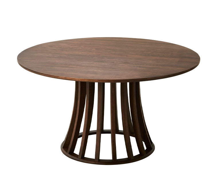 ダイニングテーブル 丸テーブル 円形 直径135cm 6人掛け 4人掛け 木製