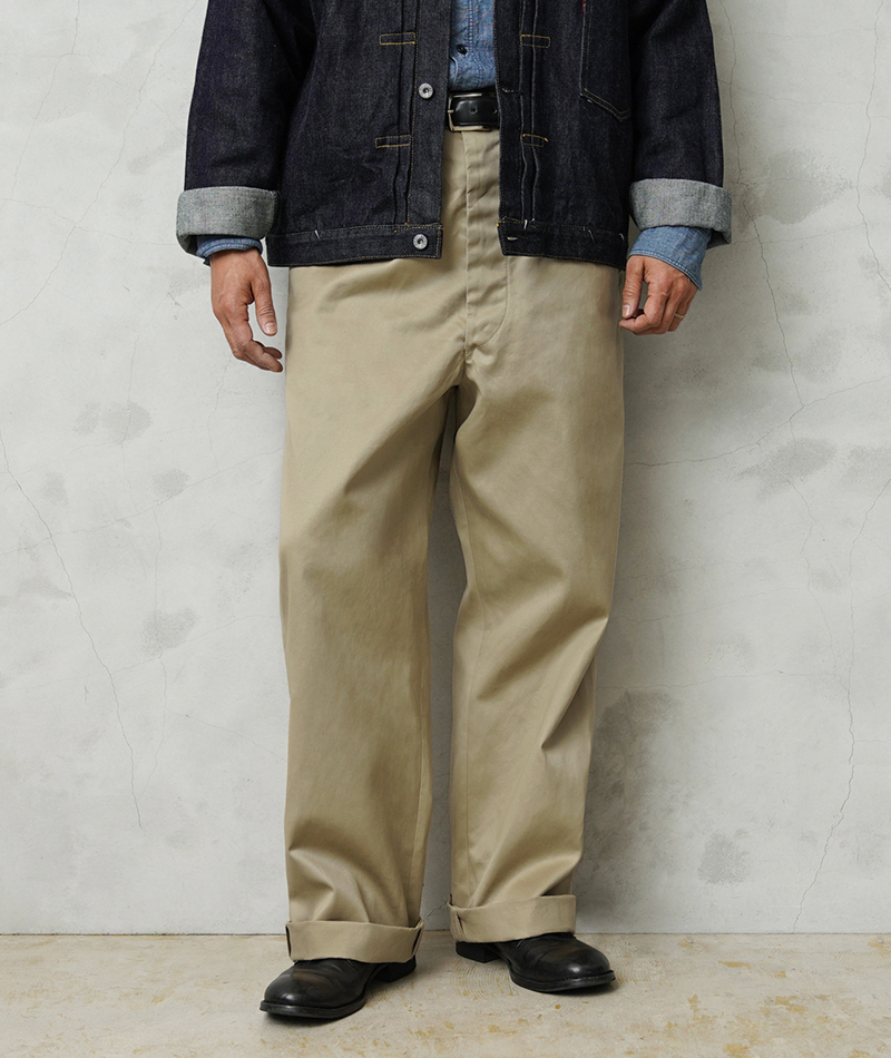 orSlow（オアスロウ） 03-V5361 VINTAGE FIT ARMY TROUSERS チノ