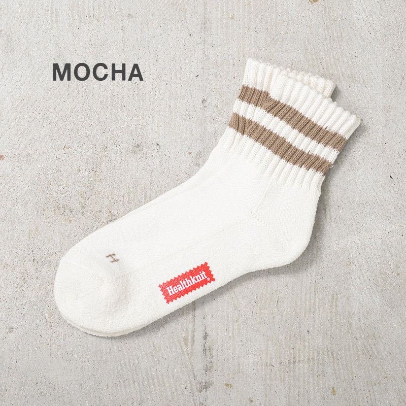 Healthknit（ヘルスニット） 191-3695 2本ライン ソックス 3足セット