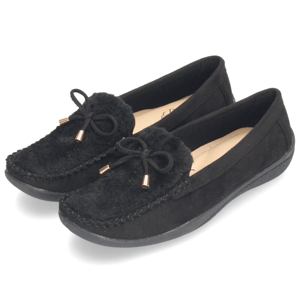 Parade 爆買 ドライビングシューズ レディース フラットシューズ ボア