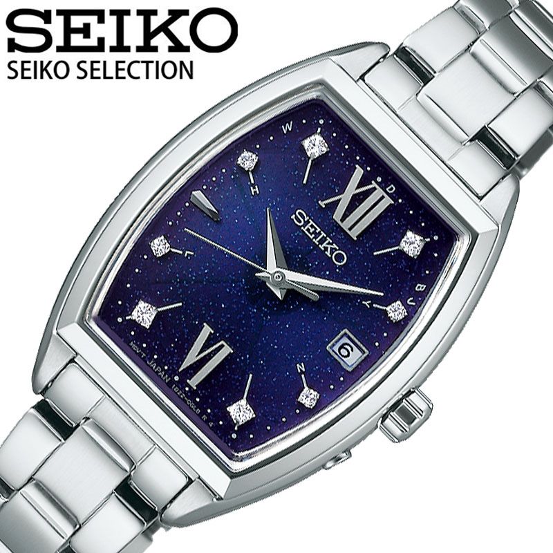 セイコー 腕時計 セレクション SEIKO SELECTION レディース ネイビー