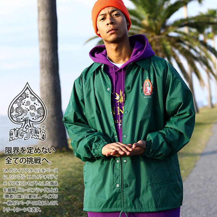 ACEFLAG（エースフラッグ） アウター 長袖 コーチジャケット ブルゾン