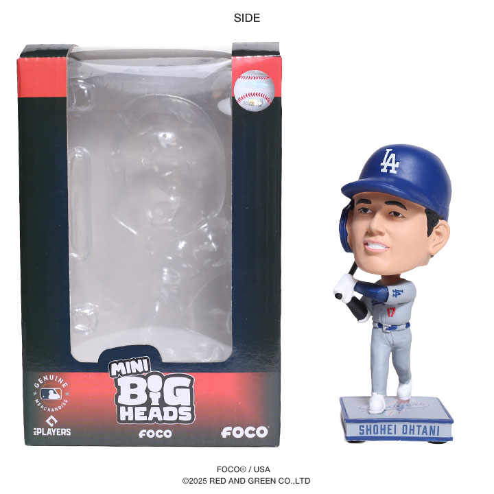 MLB FOCO ドジャース 公式 大谷翔平 フィギュア バブルヘッド 人形