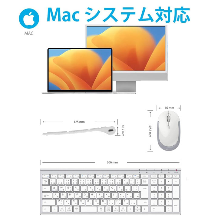 iMac（Apple） 【今だけキー＆マウス】Apple iMac 21.5inch MHK03J/A
