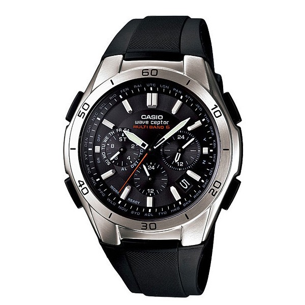 WAVE（CASIO） 腕時計 メンズ カシオ腕時計 電波ソーラー クロノグラフ