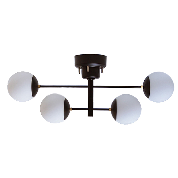 爆買 セール対象／ シーリングライト 4灯 ガラスシェード 天井照明