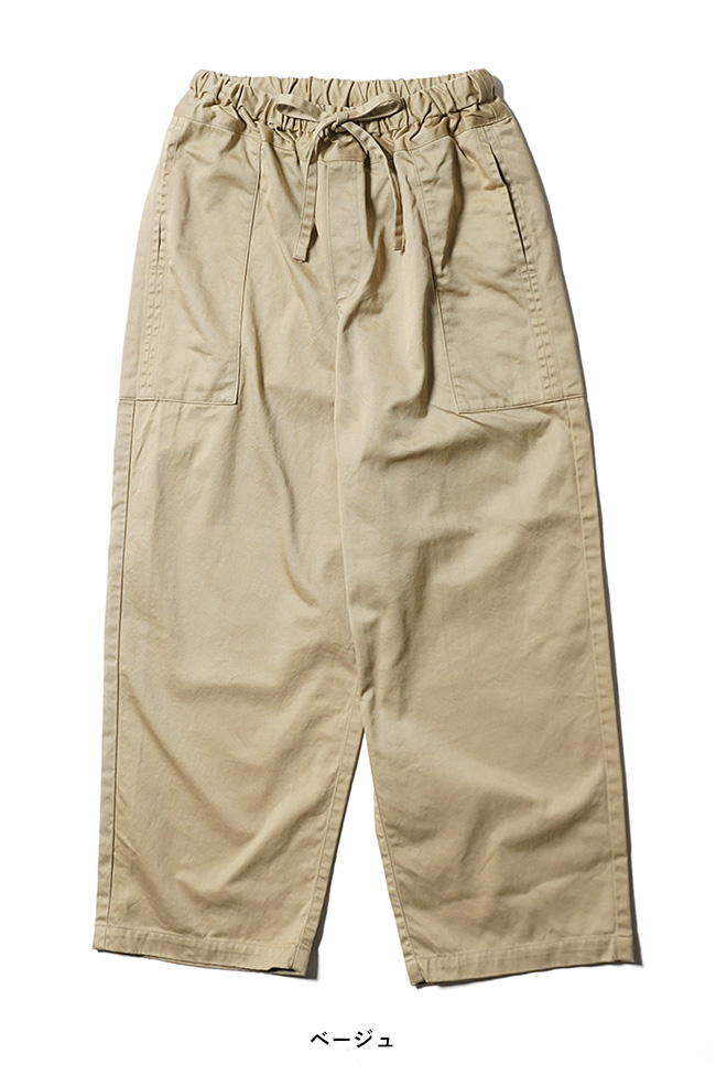 homspun（ホームスパン） 高密度 ウェポン ひもワイドパンツ 3357