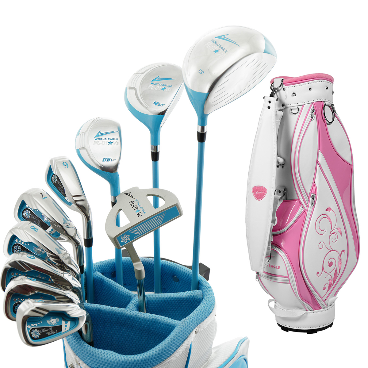 WORLD EAGLE ゴルフクラブセット ワールドイーグル レディース FL-01
