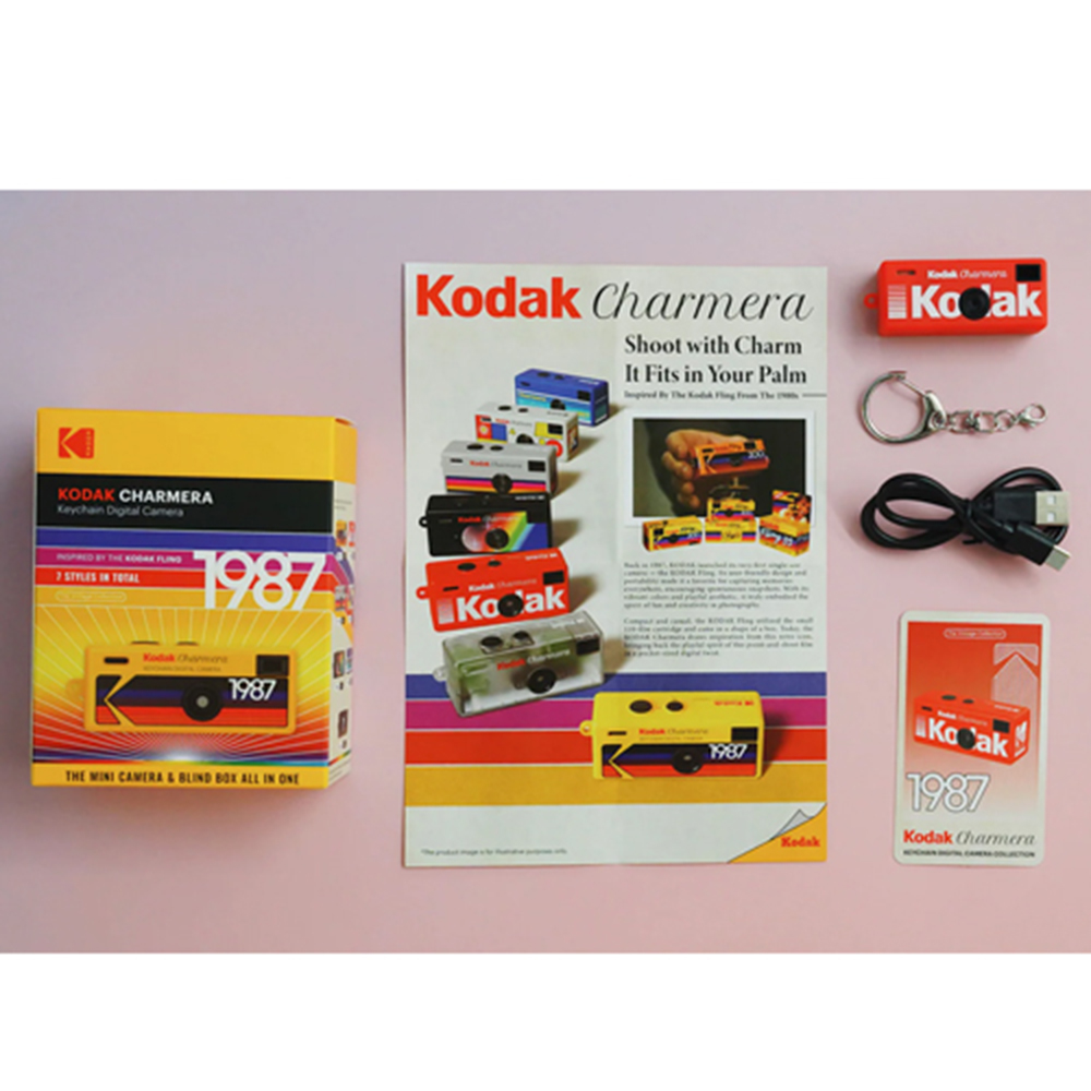 Kodak（コダック） CHARMERA チャーメラ キーチェーン デジタルカメラ