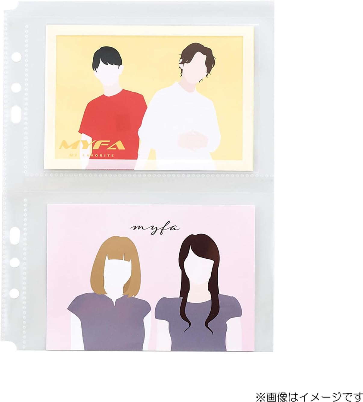 myfa 推し活 L判写真 はがきサイズ コレクションポケット 2ポケット 15