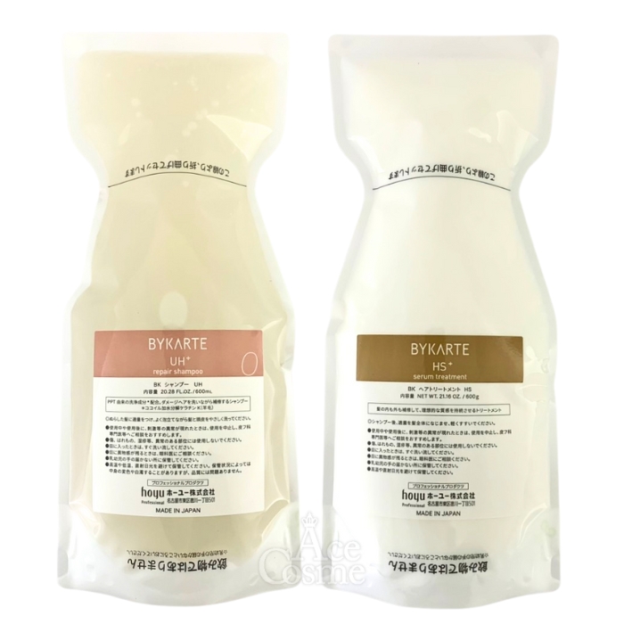 hoyu（ホーユー） バイカルテ リペアシャンプー FH+ CH+ UH+ 600ml&