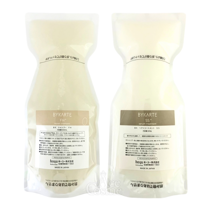 hoyu（ホーユー） バイカルテ リペアシャンプー FH+ CH+ UH+ 600ml&