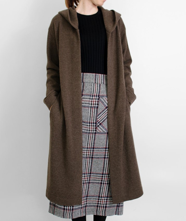 PRODIGAL（プロディガル） カシミヤ 100％ フード付き ロング