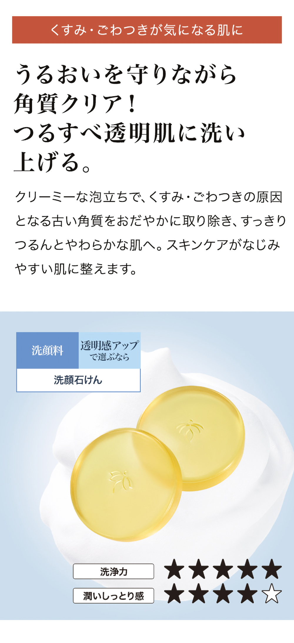 山田養蜂場 RJブーストクレンズ スキンケアソープ 洗顔石鹸 角質