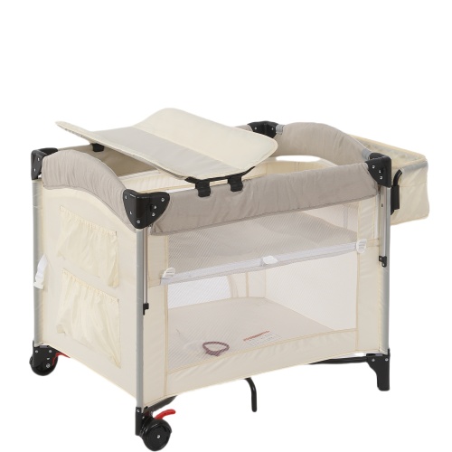 多機能 軽量 ベビーベッド 折りたたみ ベビーサークル 添い寝ベッド