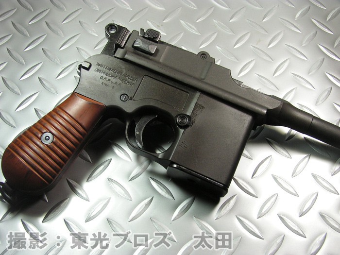 送料無料！ マルシン工業 ガスガン モーゼルM712・6mmBBブローバック