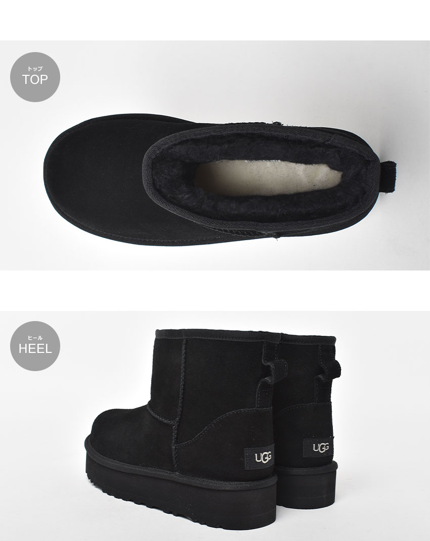 UGG（アグ） ムートンブーツ レディース CLASSIC MINI PLATFORM UGG