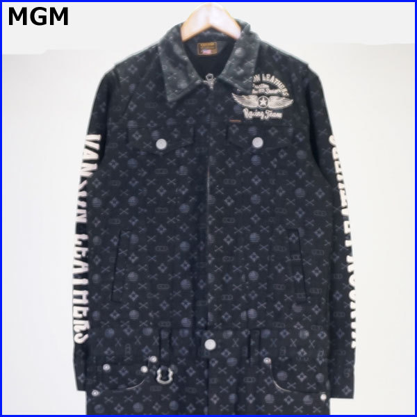 VANSON（バンソン） フライングスター刺繍 つなぎ オールインワン