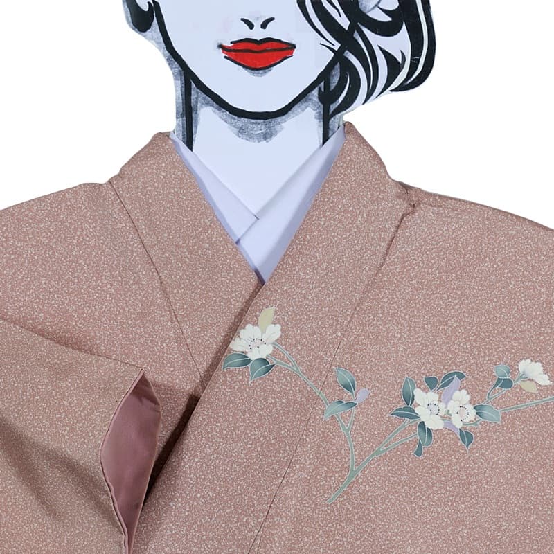 リサイクル訪問着 訪問着袷 付下げ 加賀友禅 手縫い 逸品 丈157cm 裄