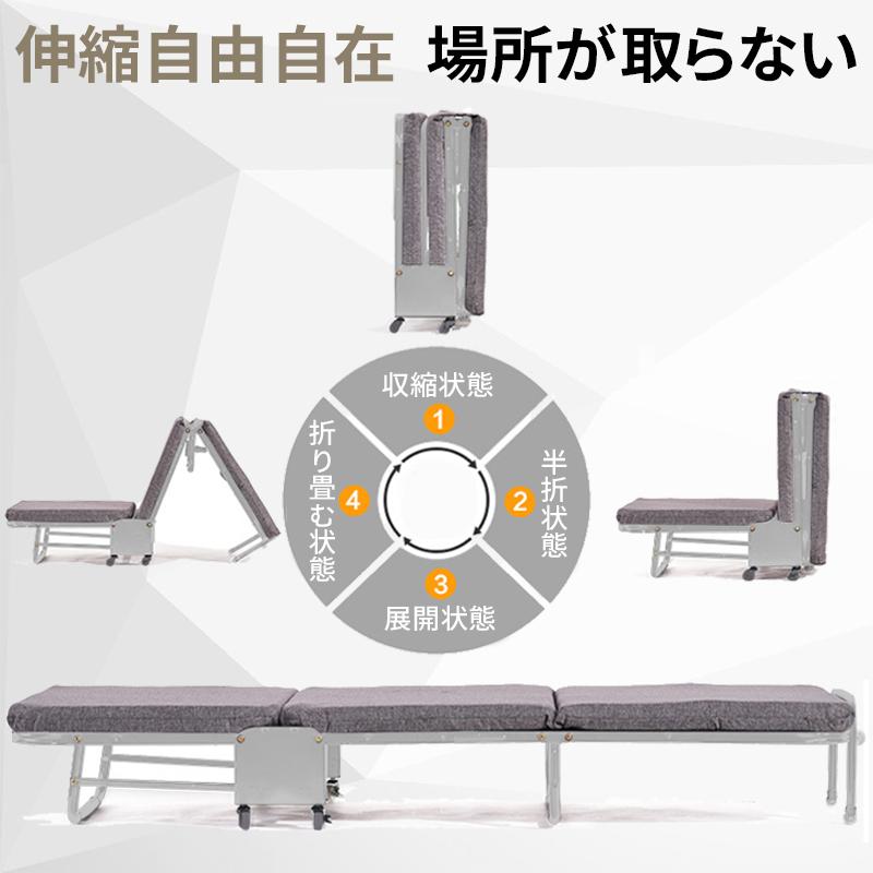 折りたたみベッド 折り畳み ベッド コンパクト 折りたたみ シングル