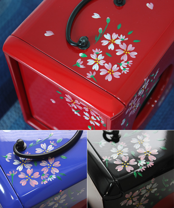 遊山箱（桜柄） (メーカー名：山口木工） : motto2022 - 通販 - Yahoo