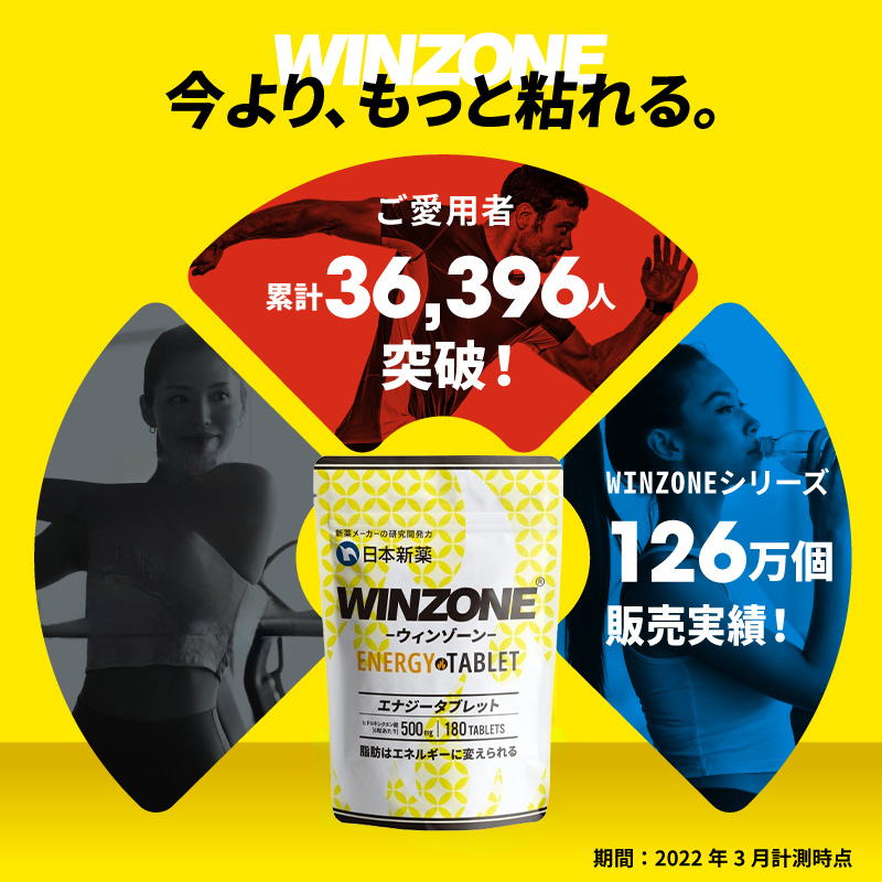 WINZONE マラソン サプリ ウィンゾーン エナジータブレット