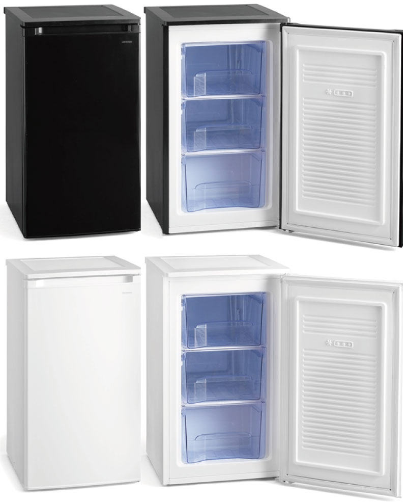 IRIS OHYAMA（アイリスオーヤマ） 冷凍庫 60L IUSD-6B-W 右開き 片開き