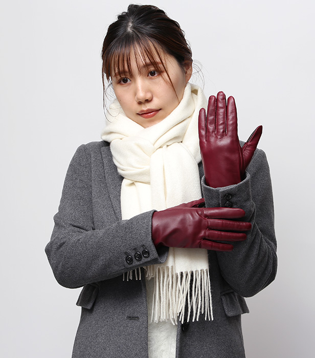 KURODA（クロダ） 【スマホ対応】 手袋 レディース レザー グローブ 冬