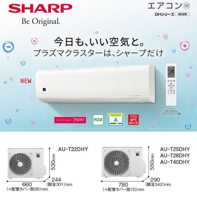 SHARP（シャープ） DHシリーズ ルームエアコン 冷房/暖房：14畳程度 AY