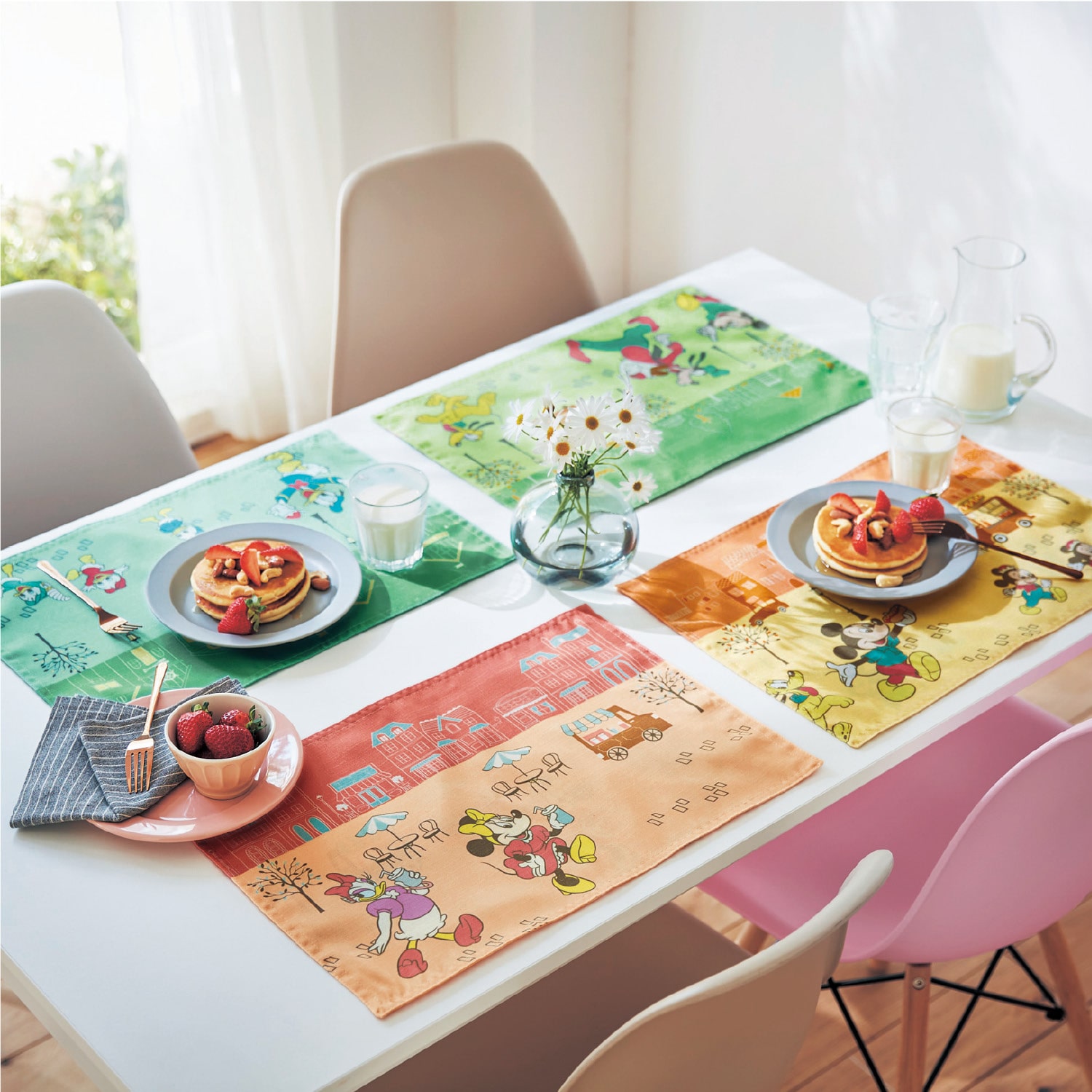 ベルメゾン ディズニー ランチョンマット4柄セット「ミッキー