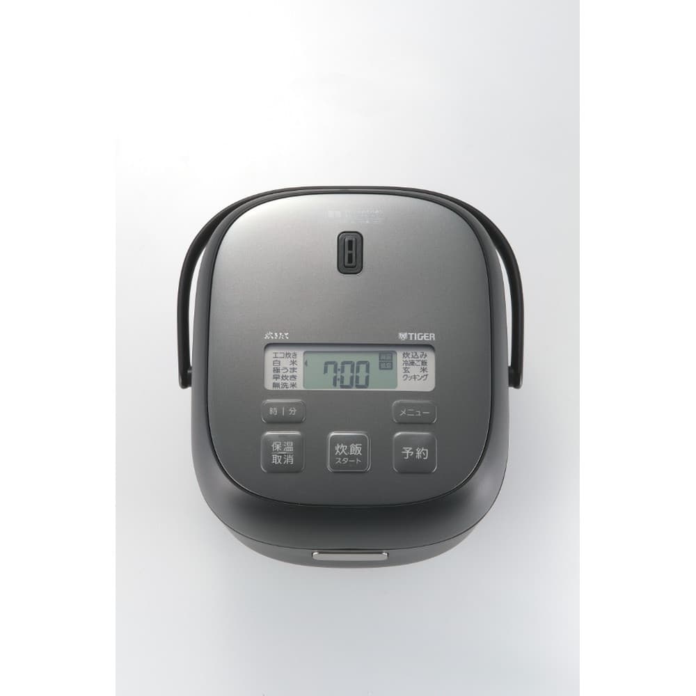 タイガー魔法瓶マイコンジャー炊飯器3合メタルブラックJBS-B055KL家電