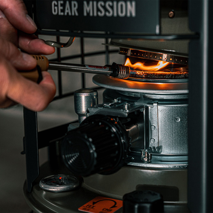 トヨトミ GEAR MISSION 煮炊き暖房用石油こんろ K3-GM1-G オリーブ