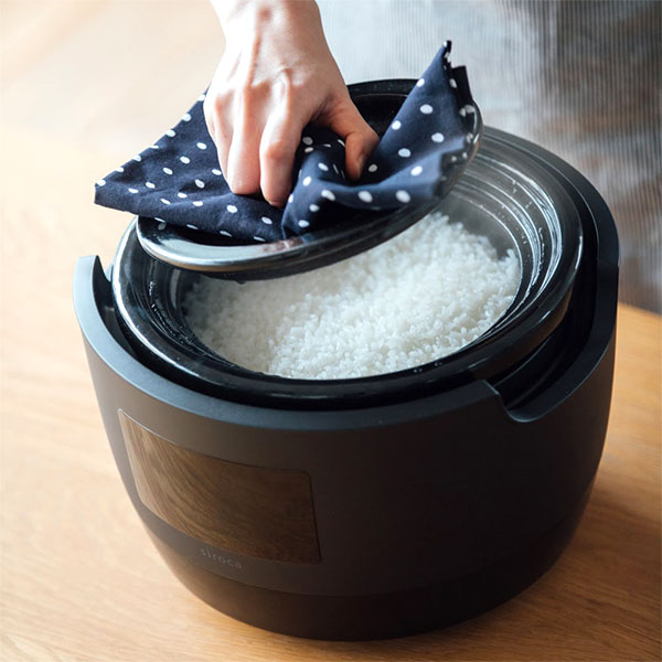 長谷園×sirocaかまどさん電気SR-E111(K)（ﾌﾞﾗｯｸ）