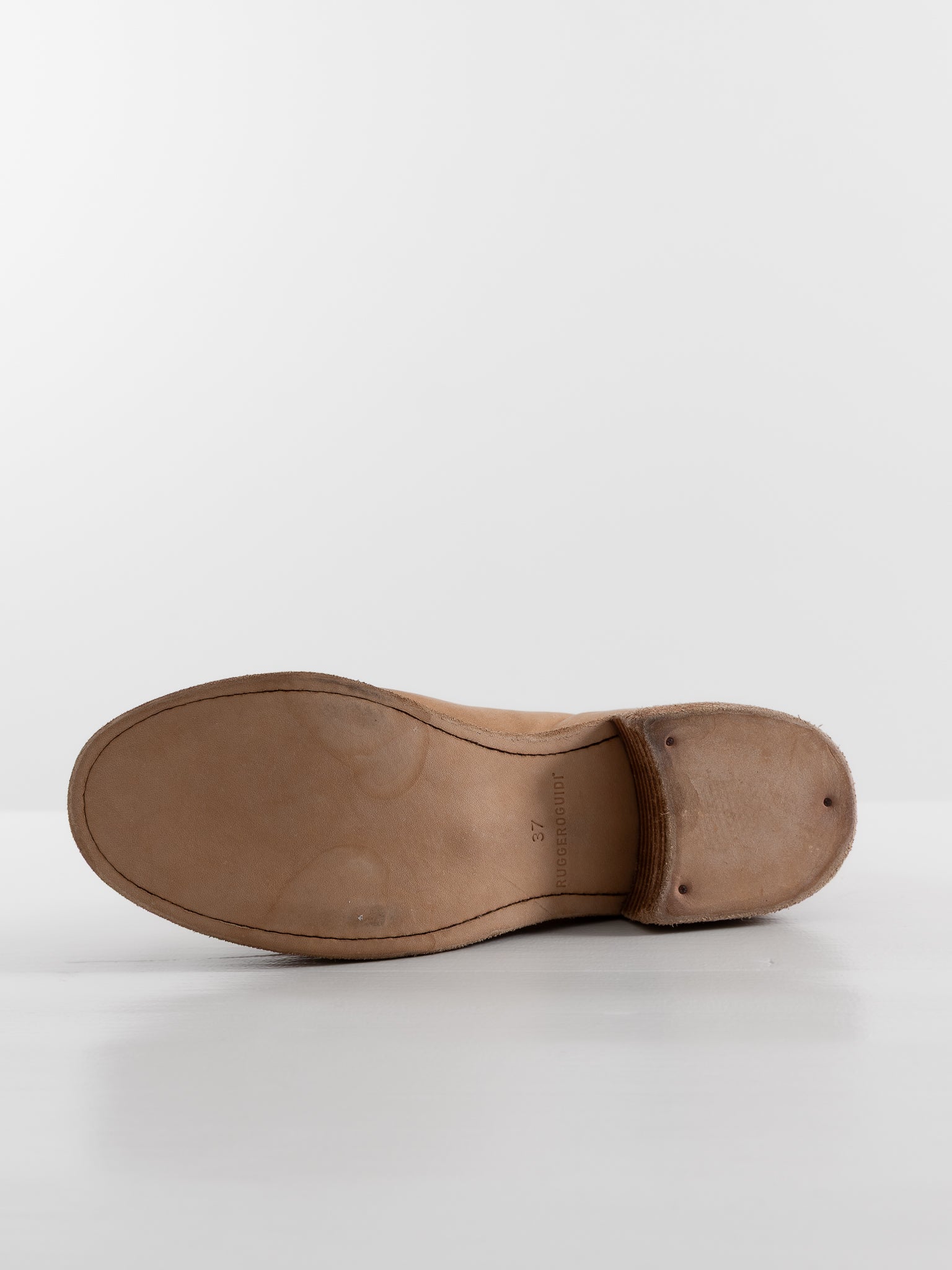 Guidi Lace Up Boot PL11L in Tan at Worthwhile