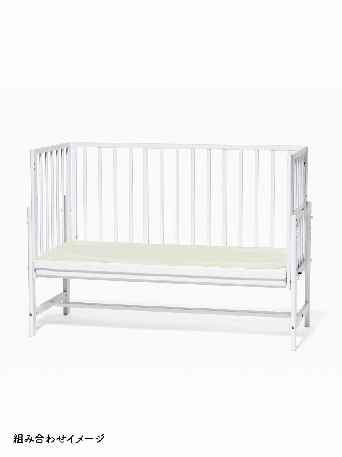 大和屋 そいねーるラージ ナチュラル ベビーベッド 専用マット・防水