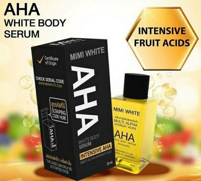 Mimi White Intensive AHA Body Serum – ShopyThai