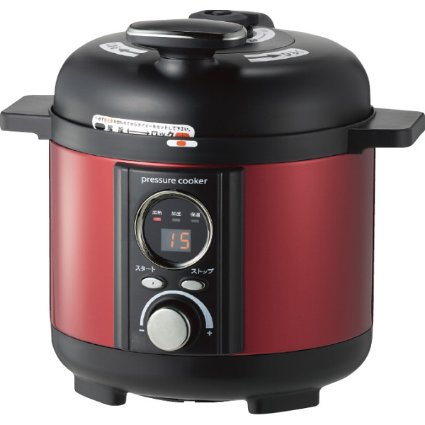 リブセトラ 電気圧力鍋（1．2l）レッド | シャディギフトモール