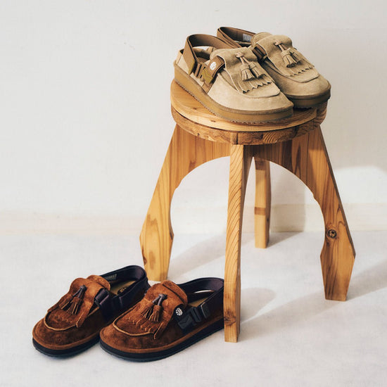SHAKA キルトタッセル サンダル MOC MULE TASSEL SUEDE [メンズ