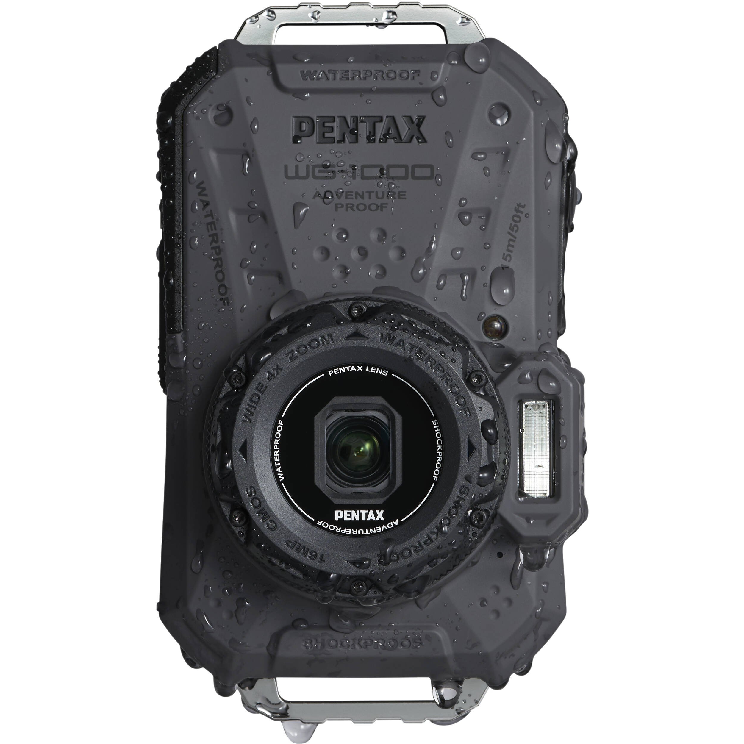 Ricoh Pentax WG-1000 Digital Camera (Gray) - Digital Point & Shoot