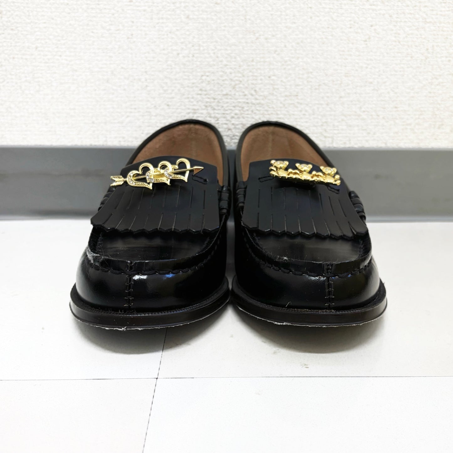 SIIILON×HARUTA Memory Loafer】flashree / Black / キルトローファー