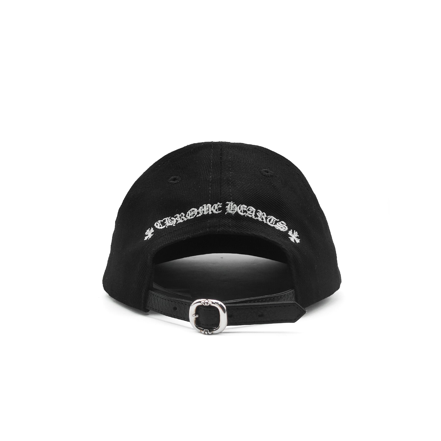 Chrome Hearts Matty Boy Chomper Leather Strapback Hat - SRM