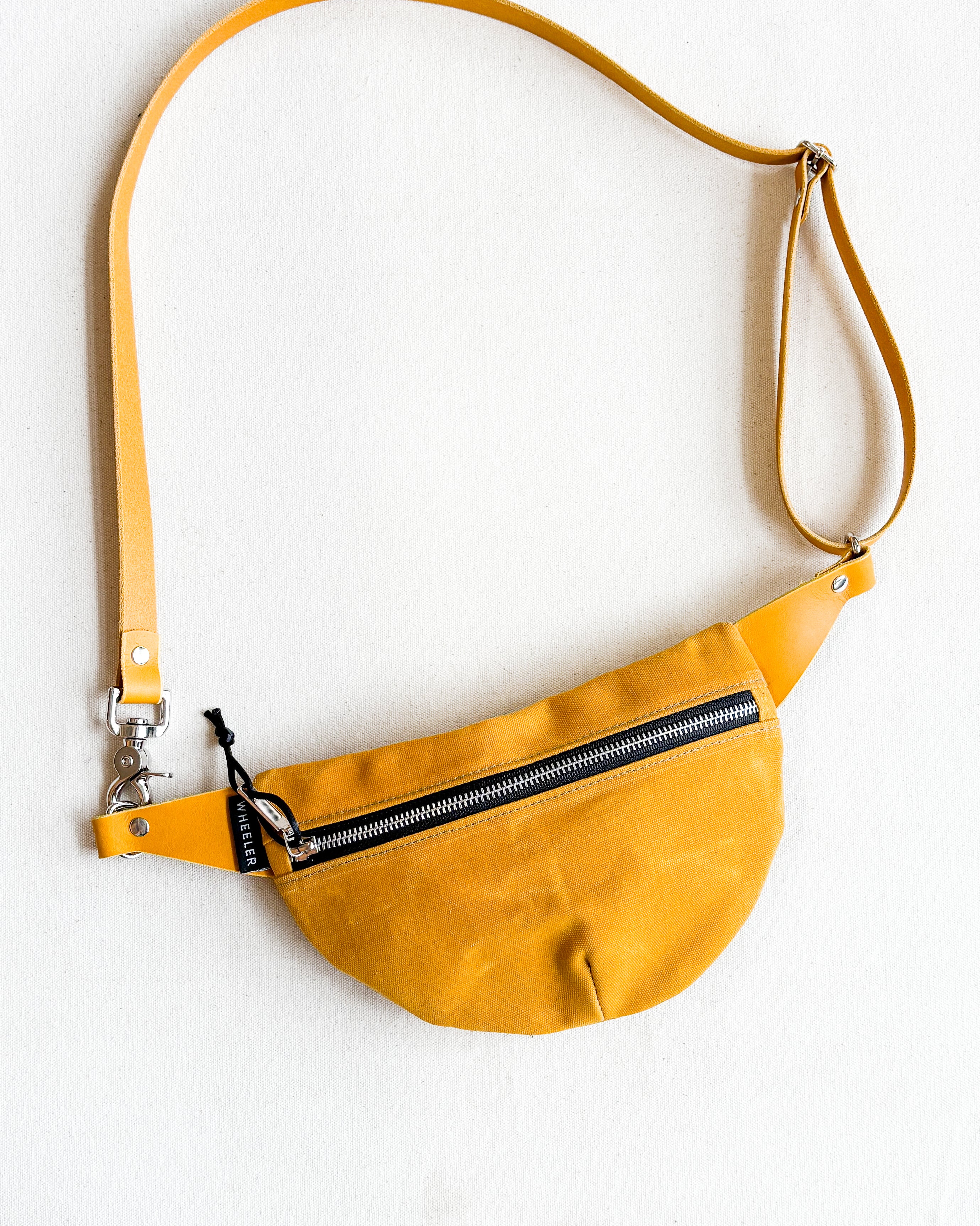 Waxed Canvas Fanny Pack – Shift + Wheeler