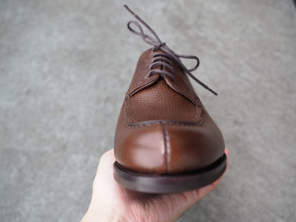 CARMINA FORESTラストのUチップ【Norwegian Dervy 757】【サイズ感と