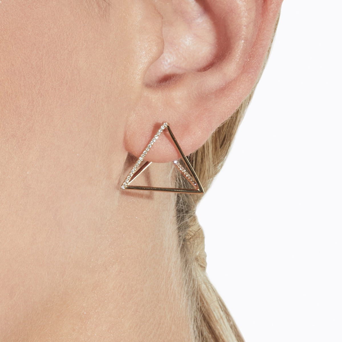 Diamond Triangle Earring 20 (02) - SHIHARA